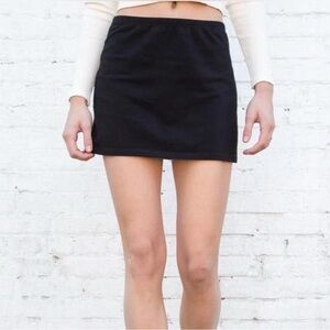 Brandy Melville Black Mini Skirt